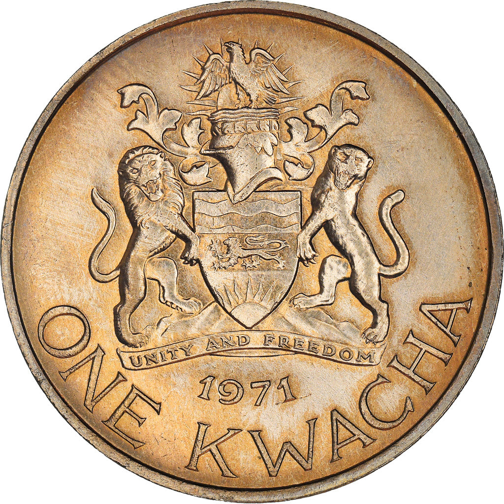 Coin, Malawi, Kwacha, 1971, AU(55-58), Copper-nickel, KM:12