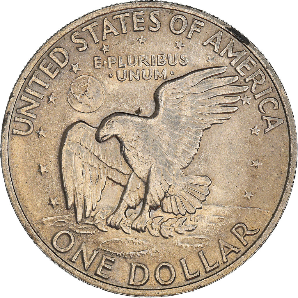Coin, United States, Eisenhower Dollar, 1972, Denver, AU(55-58)
