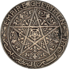 Coin, Morocco, Yusuf, Franc, 1921/AH1340, bi-Bariz, Paris, EF(40-45), Nickel