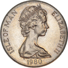 Monnaie, Isle of Man, Elizabeth II, Crown, 1980, Pobjoy Mint, SUP, Cupro-nickel