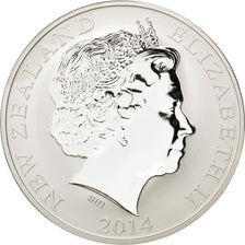 New Zealand, 1 Dollar, 2014, KM #New, MS(65-70), Silver, 31.20