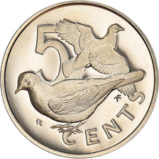 Coin, BRITISH VIRGIN ISLANDS, 5 Cents, 1974, Franklin Mint, Proof, MS(65-70)