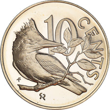 Coin, BRITISH VIRGIN ISLANDS, 10 Cents, 1974, Franklin Mint, Proof, MS(65-70)