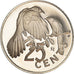 Munten, BRITSE MAAGDENEILANDEN, 25 Cents, 1974, Franklin Mint, Proof, FDC