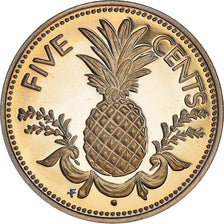 Coin, Bahamas, 5 Cents, 1974, Commonwealth Mint, Proof, MS(65-70)