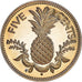 Coin, Bahamas, 5 Cents, 1974, Commonwealth Mint, Proof, MS(65-70)