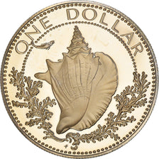 Coin, Bahamas, Elizabeth II, Dollar, 1974, Franklin Mint, U.S.A., Proof