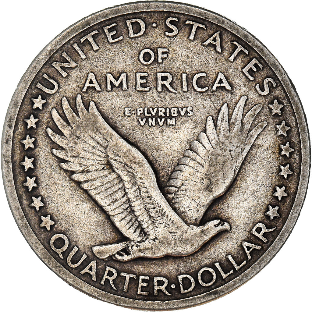 Coin, United States, Standing Liberty Quarter, Quarter, 1917, Denver, EF(40-45)