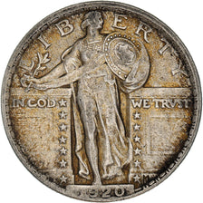 Coin, United States, Standing Liberty Quarter, 1920, Philadelphia