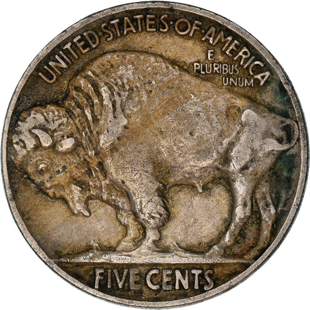 Moneta, Stati Uniti, Buffalo Nickel, 5 Cents, 1914, Philadelphia, MB+