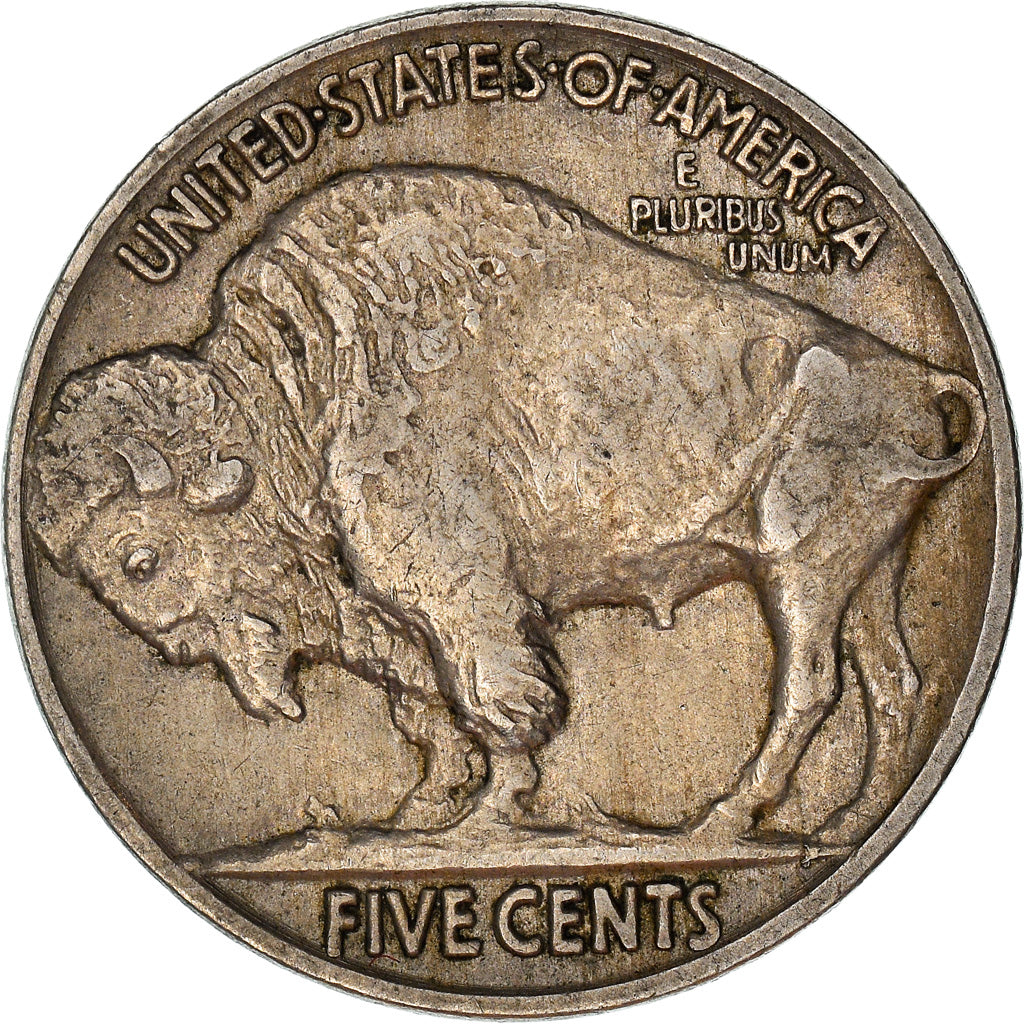 Munten, Verenigde Staten, Buffalo Nickel, 5 Cents, 1917, Philadelphia, ZF+