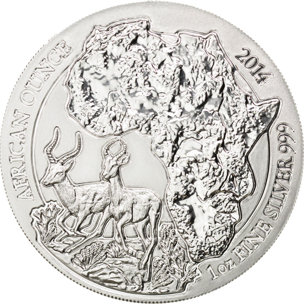 Rwanda, 50 Francs, 2014, KM #New, MS(65-70), Silver, 31.20