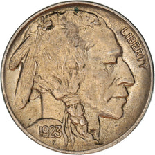 Coin, United States, Buffalo Nickel, 5 Cents, 1923, Philadelphia, AU(50-53)