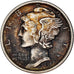Coin, United States, Mercury Dime, Dime, 1917, Philadelphia, EF(40-45), Silver
