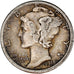 Münze, Vereinigte Staaten, Mercury Dime, Dime, 1918, San Francisco, S+, Silber