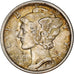 Coin, United States, Mercury Dime, Dime, 1918, Philadelphia, AU(55-58), Silver
