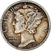 Coin, United States, Mercury Dime, Dime, 1919, Philadelphia, AU(50-53), Silver