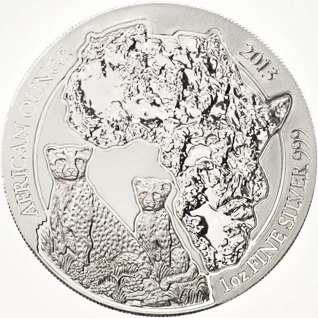 Coin, Rwanda, 50 Francs, 2013, MS(65-70), Silver, KM:38