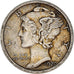 Monnaie, États-Unis, Mercury Dime, Dime, 1920, Philadelphie, TTB+, Argent