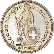 Coin, Switzerland, 2 Francs, 1939, Bern, AU(50-53), Silver, KM:21