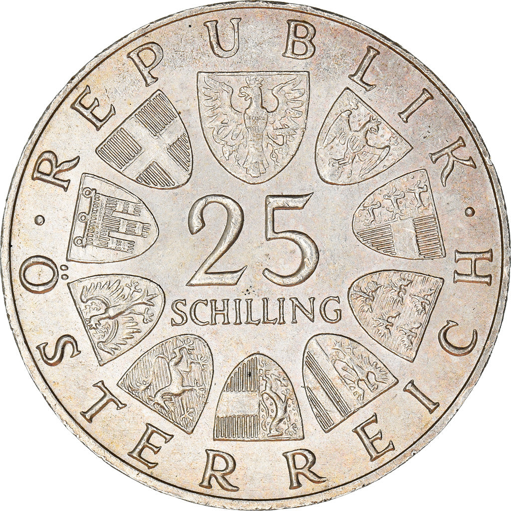 Coin, Austria, Marie-Thérèse, 25 Schilling, 1967, AU(50-53), Silver, KM:2901