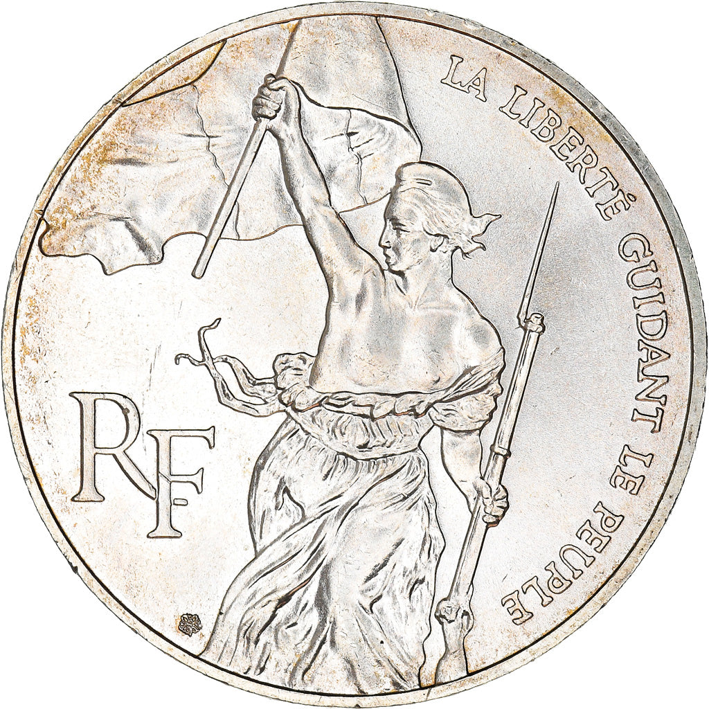 Coin, France, Liberté guidant le peuple, 100 Francs, 1993, AU(55-58), Silver