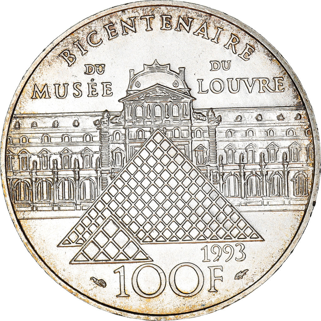 Coin, France, Liberté guidant le peuple, 100 Francs, 1993, AU(55-58), Silver