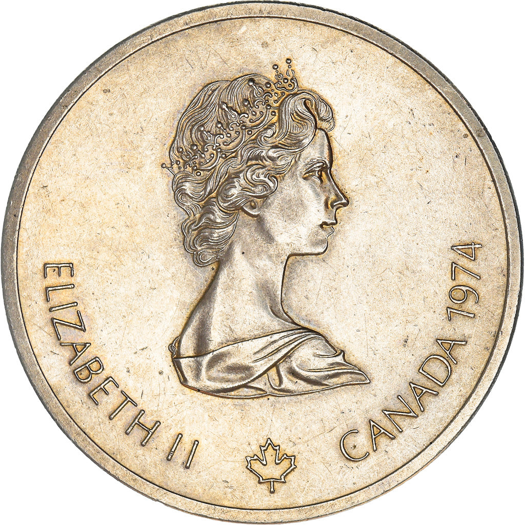 Coin, Canada, Elizabeth II, 10 Dollars, 1974, Ottawa, AU(50-53), Silver, KM:95