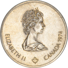 Coin, Canada, Elizabeth II, 10 Dollars, 1974, Ottawa, AU(50-53), Silver, KM:95