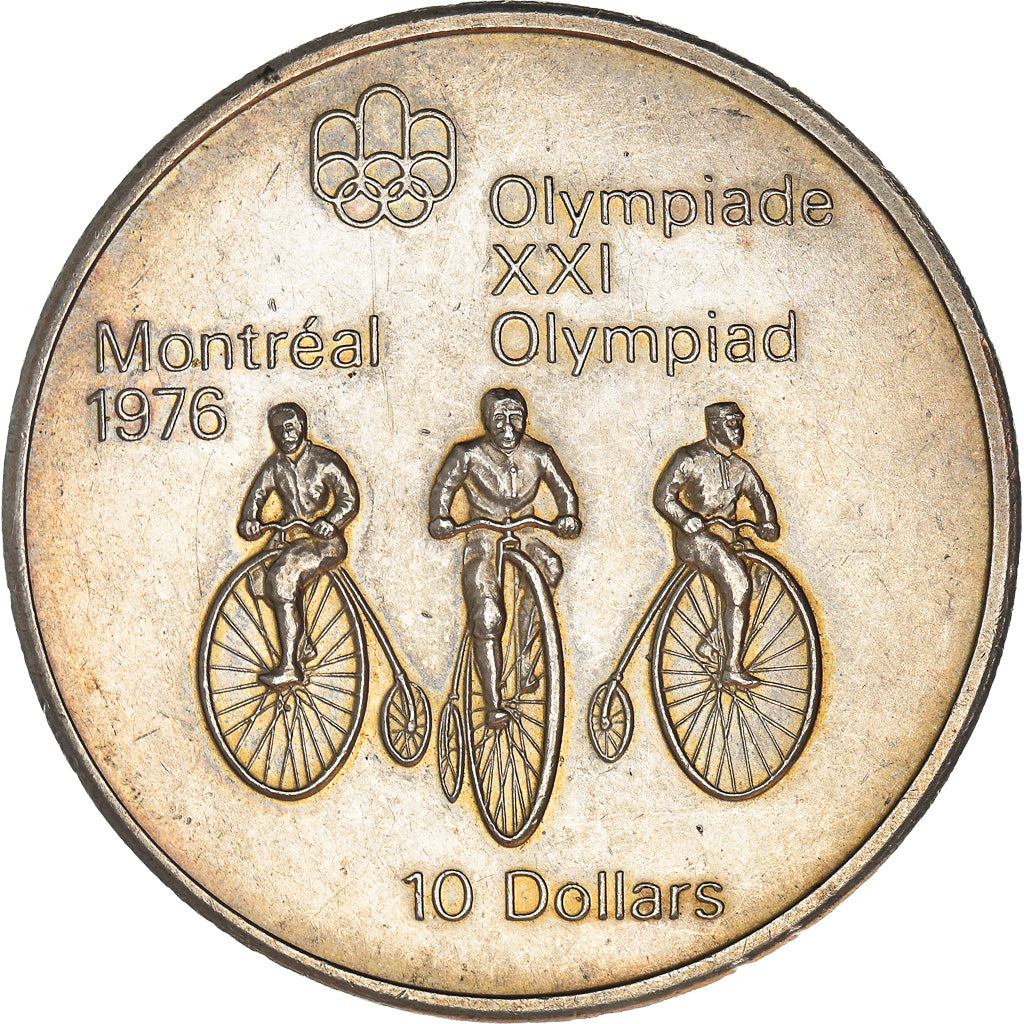 Coin, Canada, Elizabeth II, 10 Dollars, 1974, Ottawa, AU(50-53), Silver, KM:95