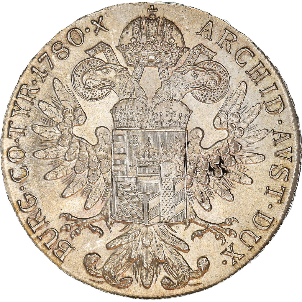 Coin, Austria, Joseph II, Thaler, 1780, Restrike, AU(55-58), Silver, KM:T1