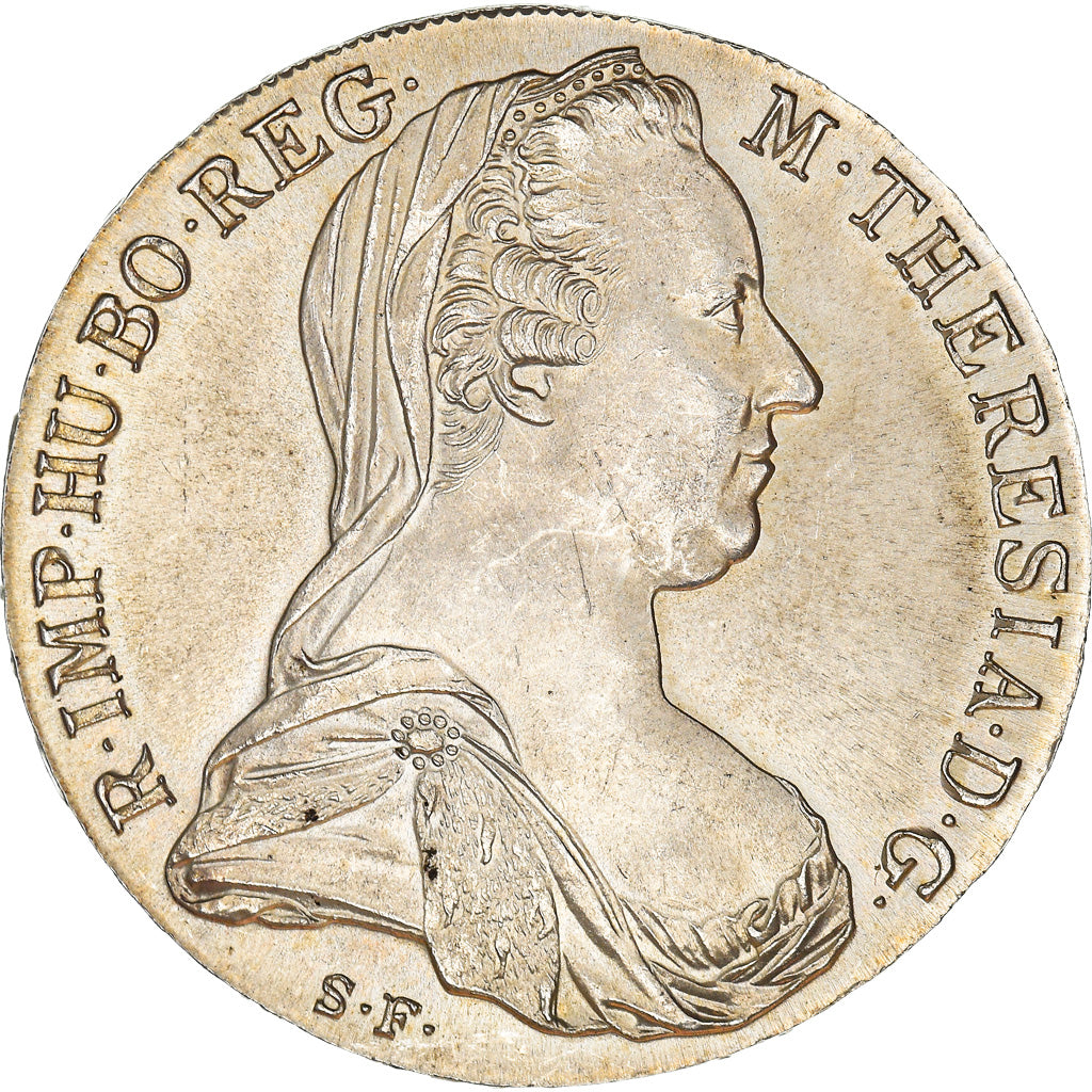Coin, Austria, Joseph II, Thaler, 1780, Restrike, AU(55-58), Silver, KM:T1