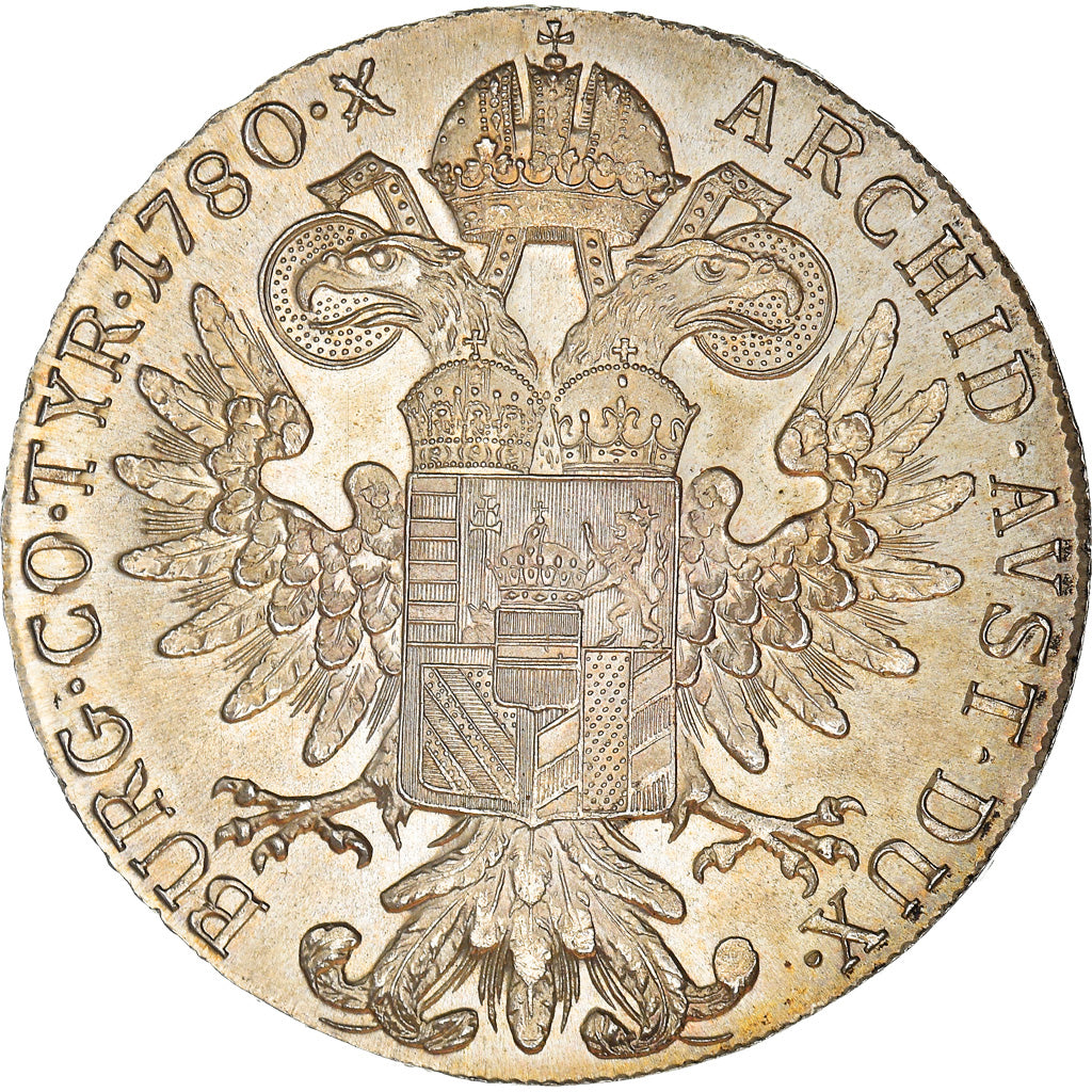 Coin, Austria, Joseph II, Thaler, 1780, Restrike, AU(55-58), Silver, KM:T1
