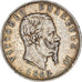 Moeda, Itália, Vittorio Emanuele II, 5 Lire, 1869, Milan, EF(40-45), Prata