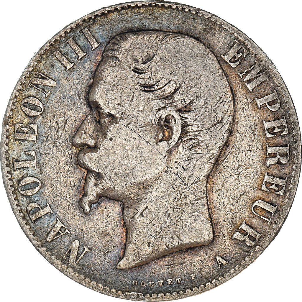 Moneta, Francja, Napoléon III, 5 Francs, 1856, Paris, VF(30-35), Srebro