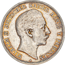 Coin, German States, PRUSSIA, Wilhelm II, 5 Mark, 1903, Berlin, EF(40-45)