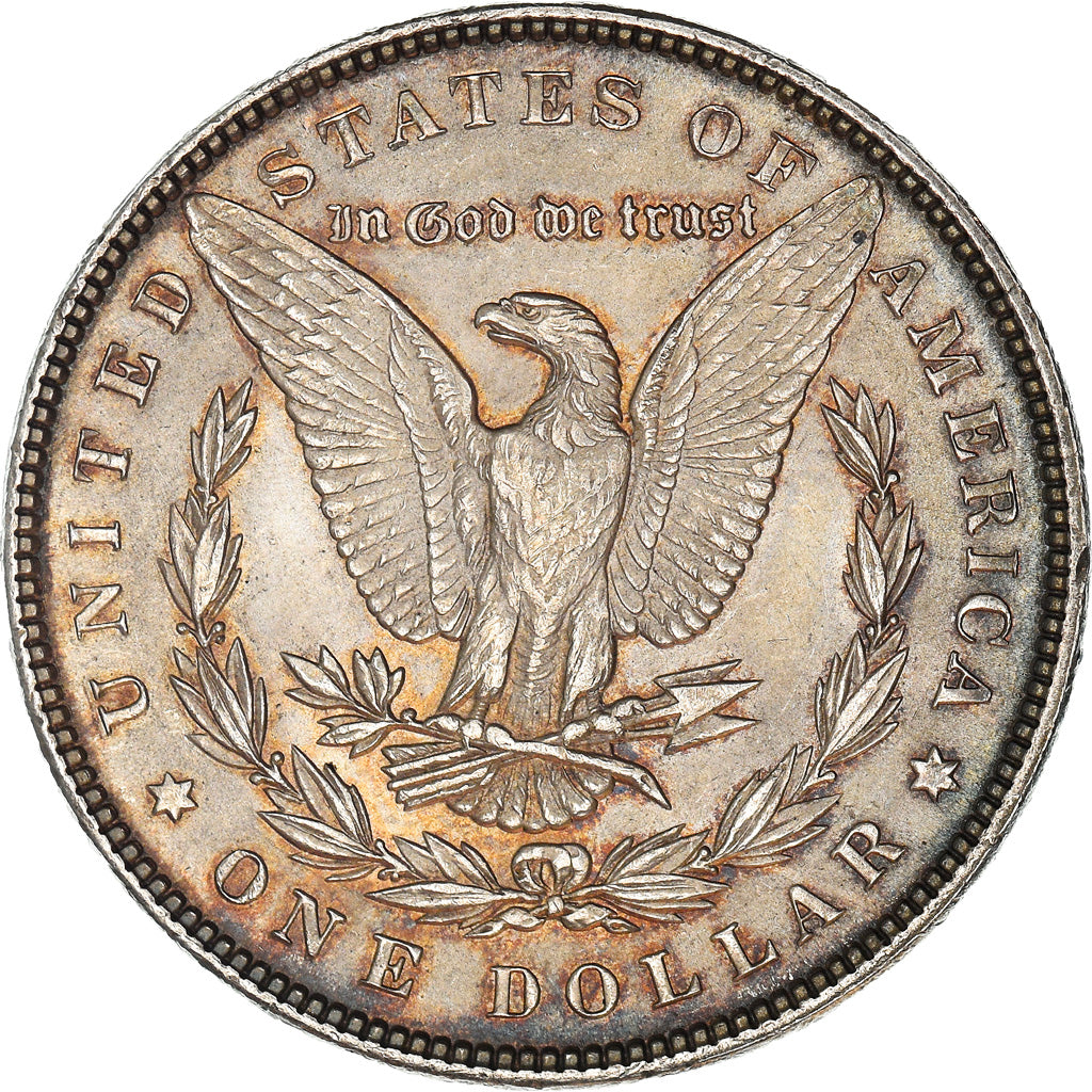 Coin, United States, Morgan Dollar,1887, Philadelphia, AU(50-53)