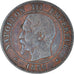Coin, France, Napoléon III, 2 Centimes, 1856, Strasbourg, VF(30-35), Bronze