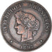 Monnaie, France, Cérès, 5 Centimes, 1897, Paris, TTB, Bronze, Gadoury:157a