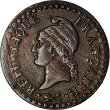 Coin, France, Dupré, Centime, AN 6, Paris, EF(40-45), Bronze, KM:646