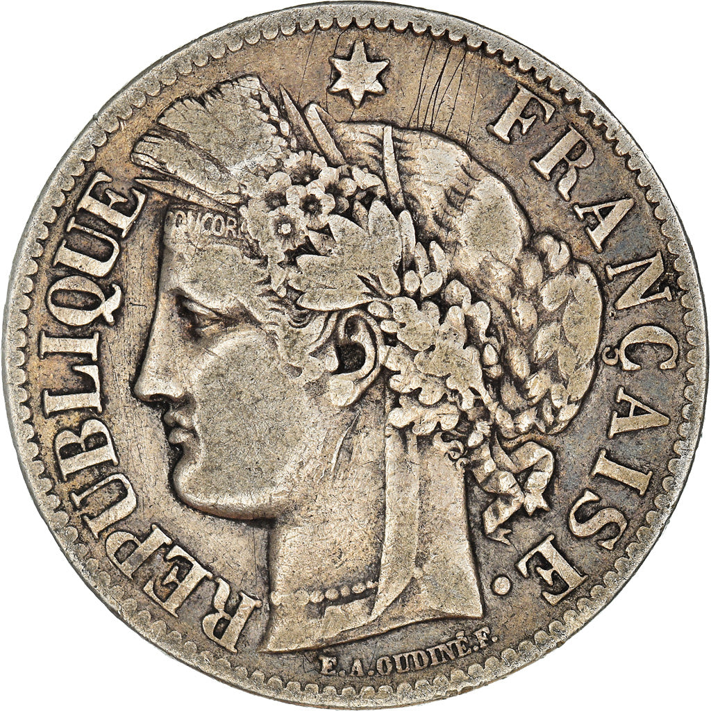Monnaie, France, Cérès, 2 Francs, 1887, Paris, TB+, Argent, Gadoury:530a