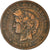 Moneta, Francia, Cérès, 10 Centimes, 1885, Paris, MB+, Bronzo, KM:815.1