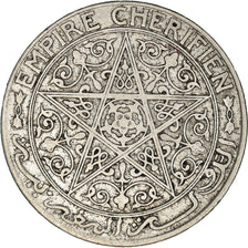 Coin, Morocco, Yusuf, Franc, 1921 (AH 1340), bi-Bariz, Paris, EF(40-45), Nickel