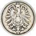Münze, GERMANY - EMPIRE, Wilhelm I, Mark, 1875, Berlin, S+, Silber, KM:7