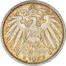 Coin, GERMANY - EMPIRE, Wilhelm II, Mark, 1914, Berlin, AU(55-58), Silver, KM:14