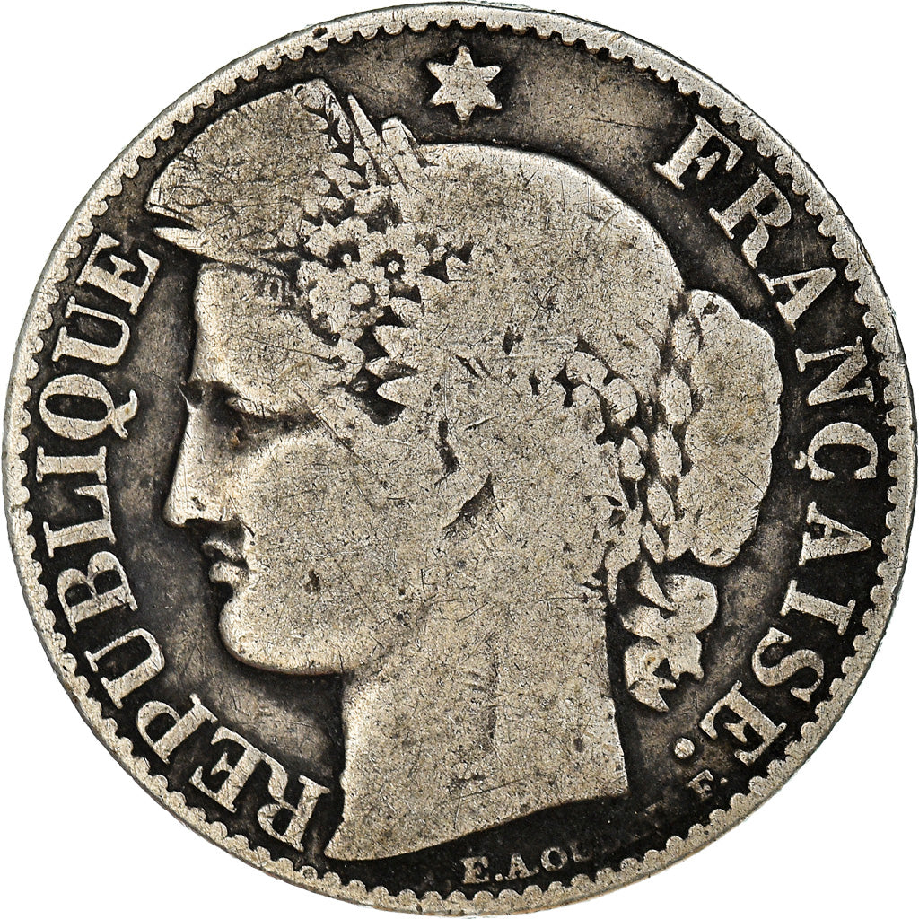 Coin, France, Cérès, 50 Centimes, 1894, Paris, VF(20-25), Silver, KM:834.1