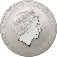 Coin, Australia, 8 Dollars, 2015, MS(65-70), Silver, KM:New