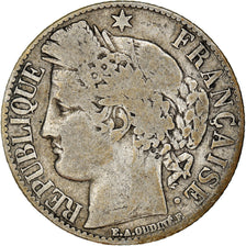 Coin, France, Cérès, Franc, 1887, Paris, VF(30-35), Silver, KM:822.1