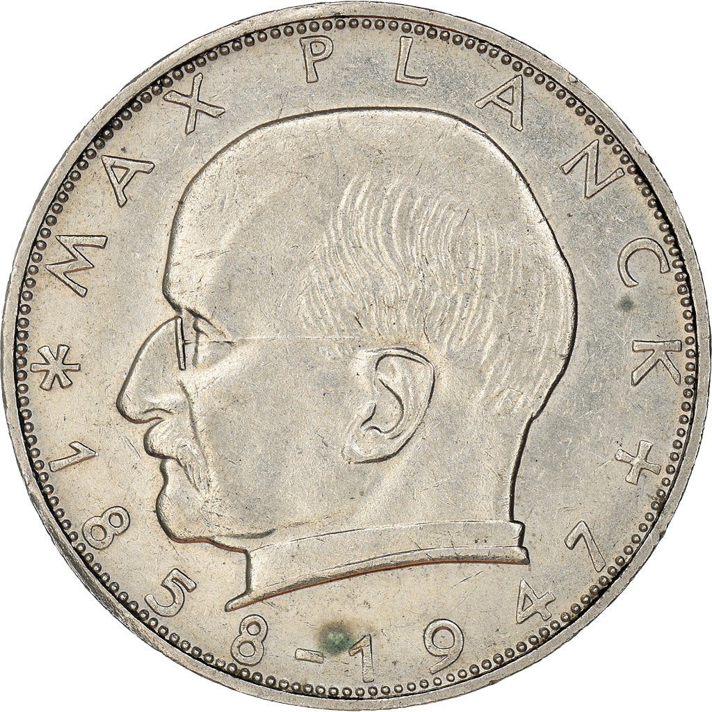 Coin, GERMANY - FEDERAL REPUBLIC, 2 Mark, 1966, Stuttgart, AU(50-53)