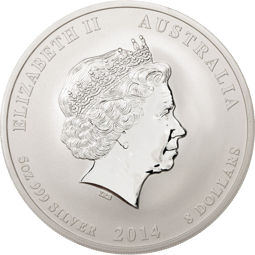 Coin, Australia, Elizabeth II, 8 Dollars, 2014, MS(65-70), Silver, KM:2113